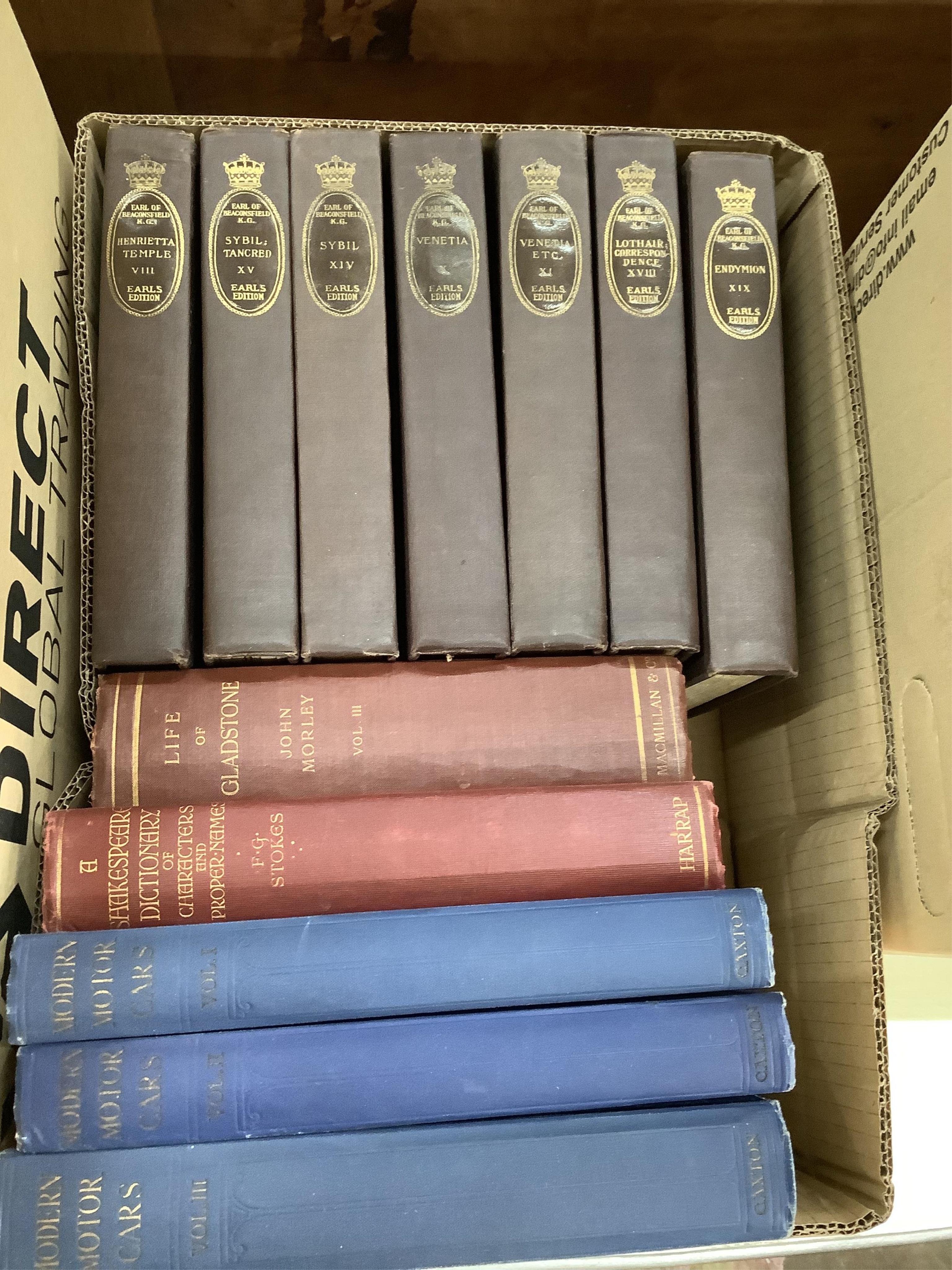 Three boxes of books, Historical subjects